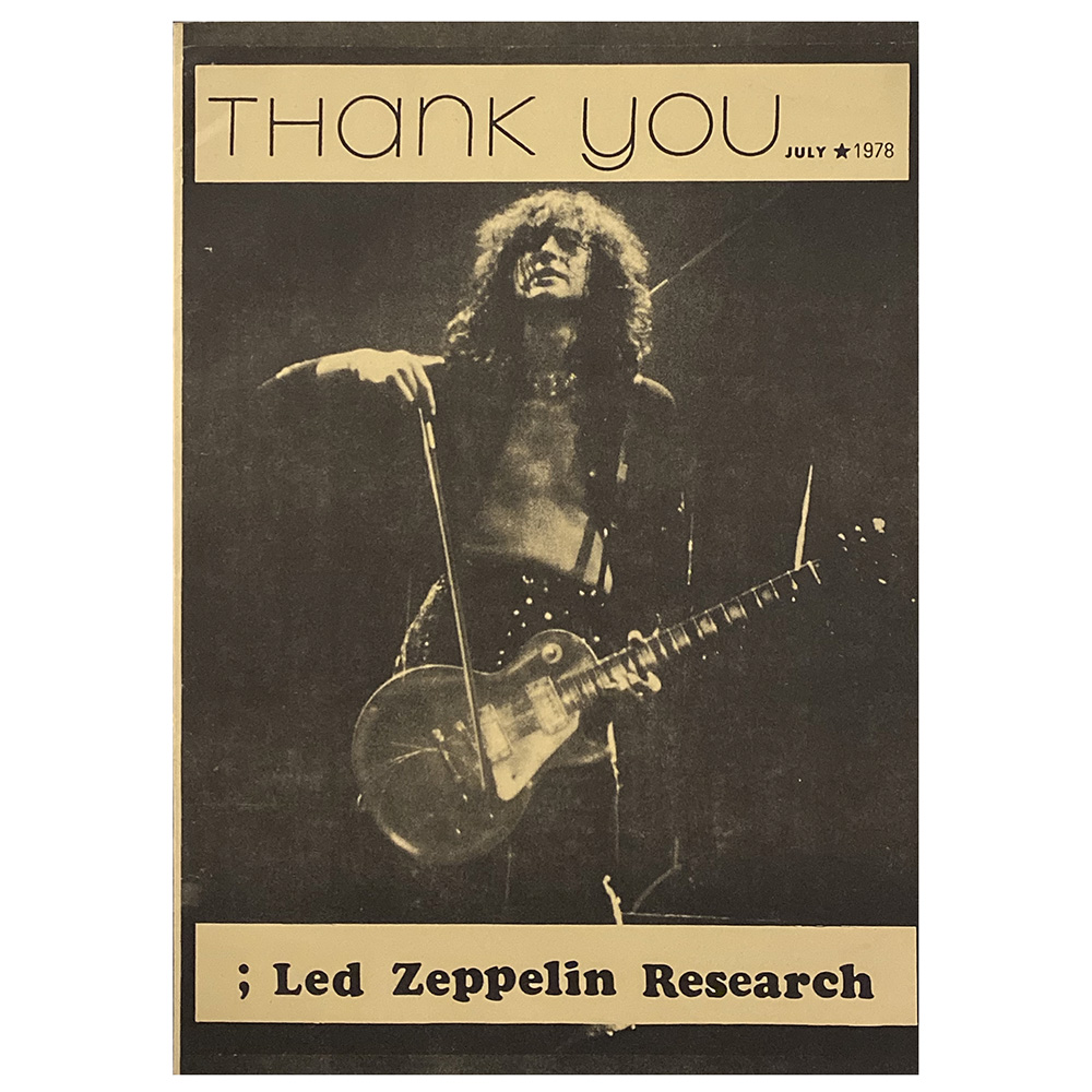 Fanzine <br>Thank You (1978)