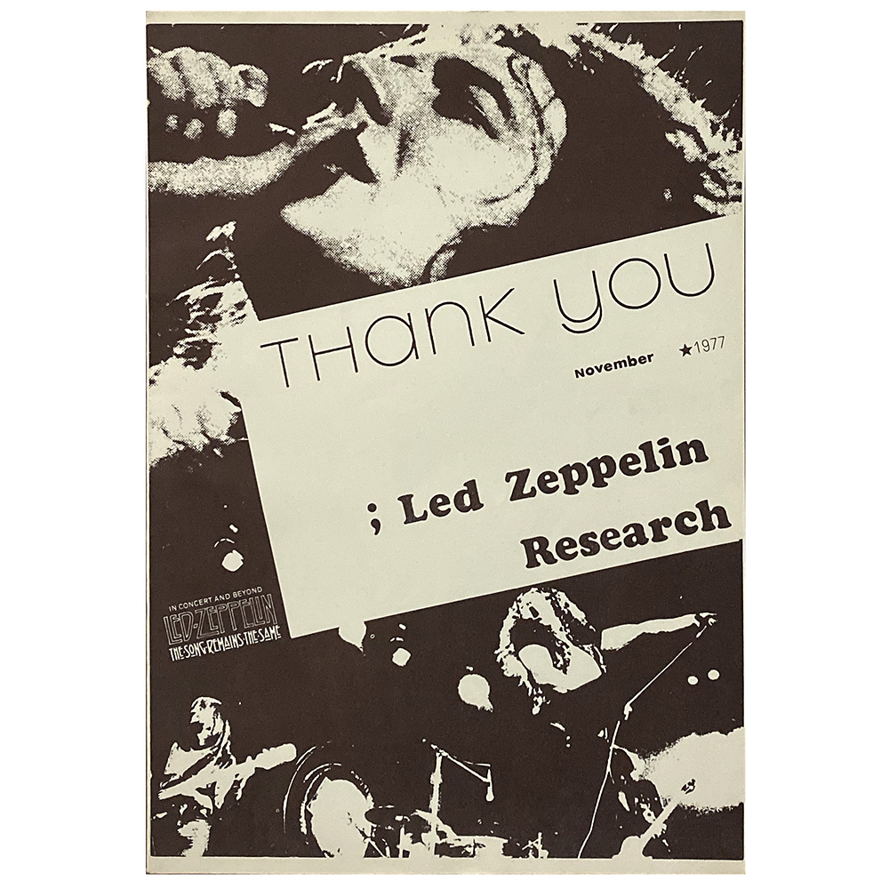 Fanzine <br>Thank You (1977)