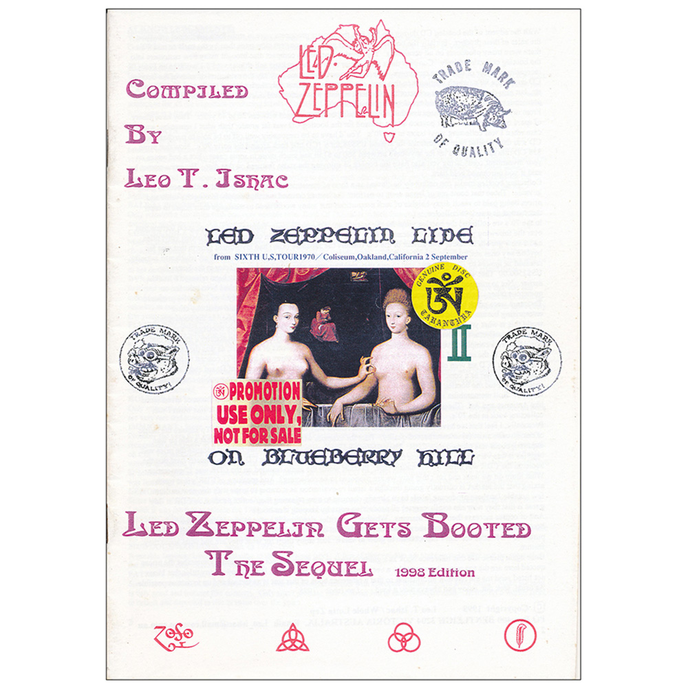 Fanzine <br>Whole Lotta Led, Gets Booted The Sequel
