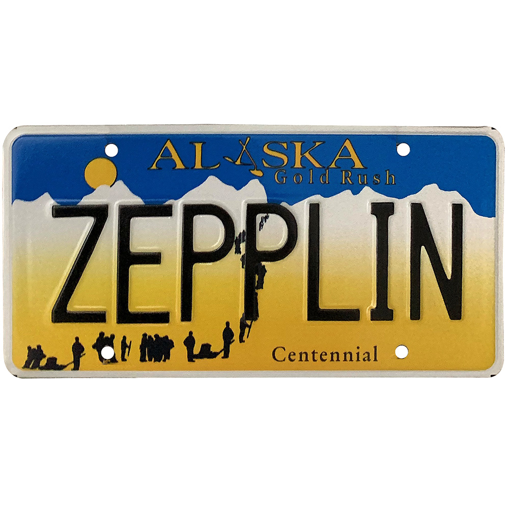 License Plate, Alaska