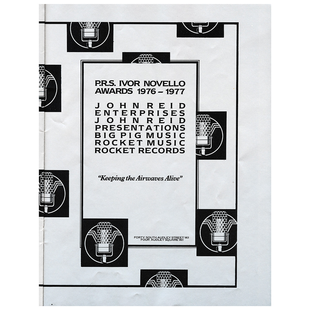 Ivor Novello Awards (1977) Program (UK) - Image 3