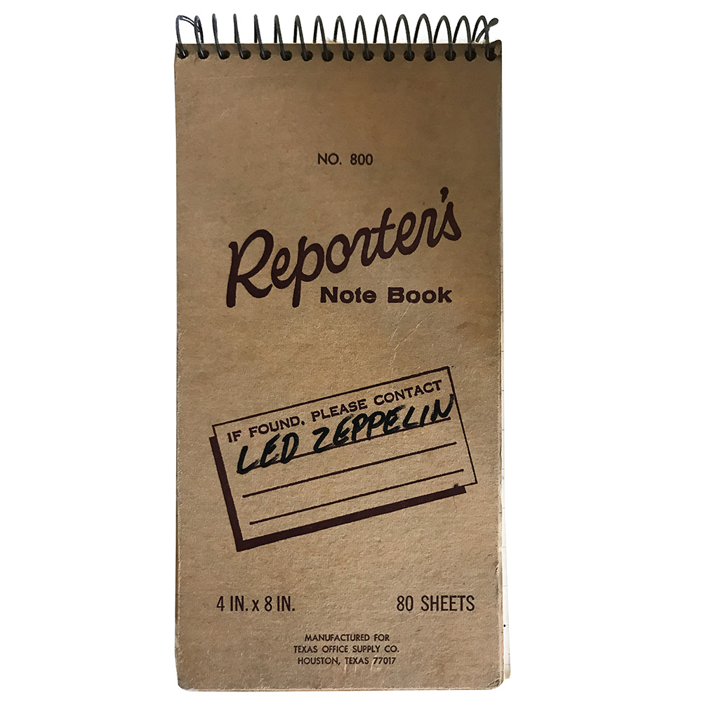 Concert Rarity <br>1977.05.21 <br>Houston, Reporters Notebook