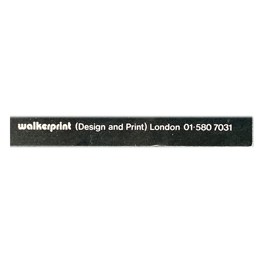 Poster (1977) <br>Walkerprint, promo (UK) - Image 2