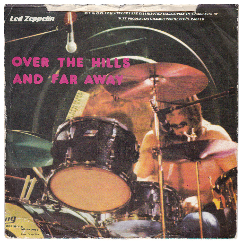 Single <br>Yugoslavia (ATL 26076) <br>Over The Hills and Far Away / Dancing Days (#2) - Image 2