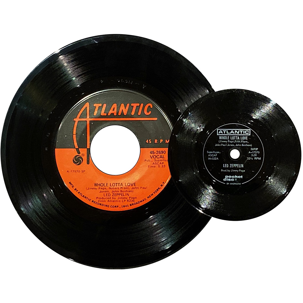 Whole Lotta Love (1969) <br>Pocket Disc, 4" flexidisc (USA) - Image 5