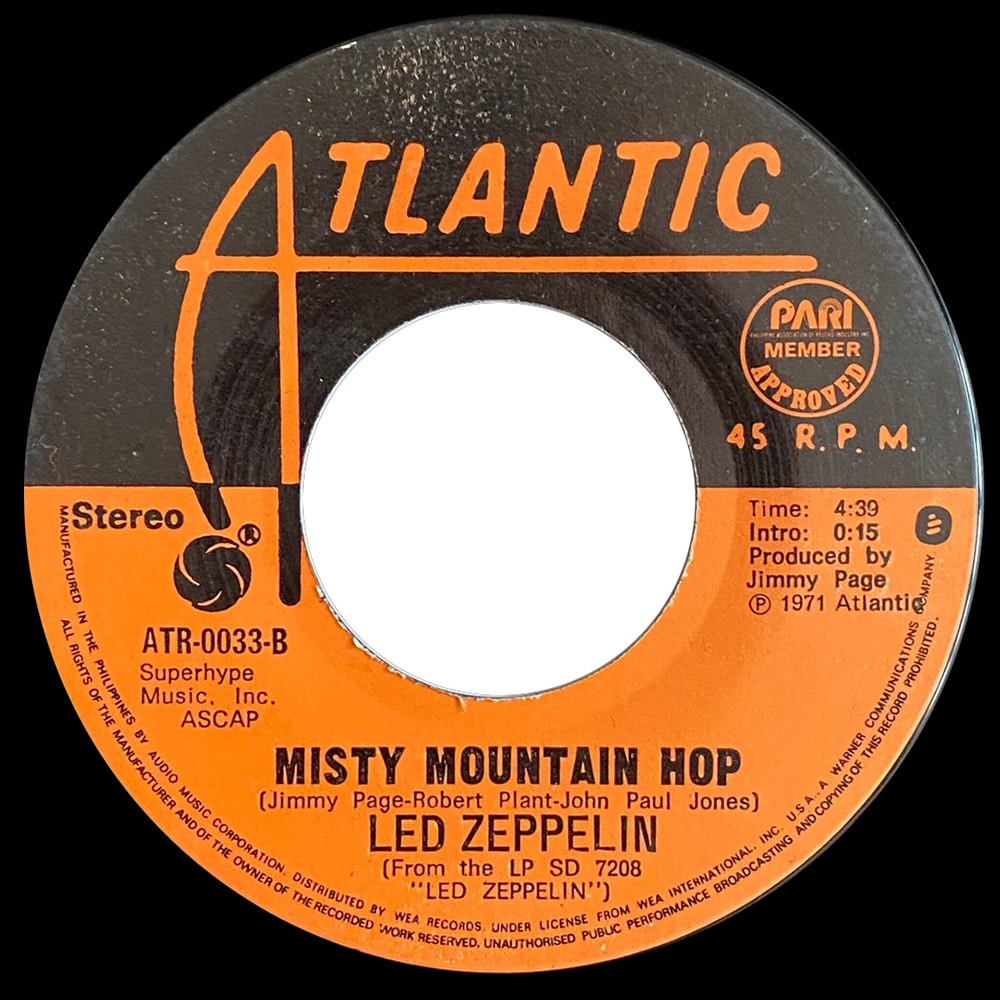 Single <br>Philippines (ATR-0033) <br>Black Dog / Misty Mountain Hop (#2) - Image 3