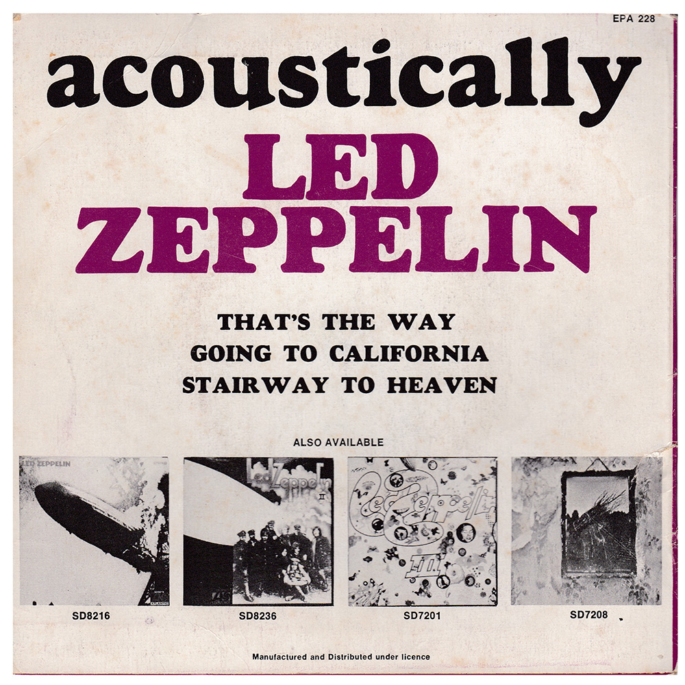 Single <br>Australia (EPA 228) <br>Acoustically (#2) - Image 2