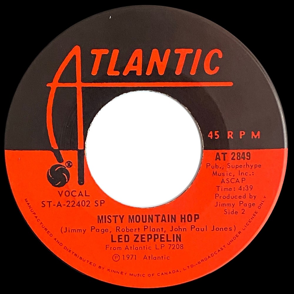 Single <br>Canada (AT-2849) <br>Black Dog / Misty Mountain Hop (#1) - Image 3