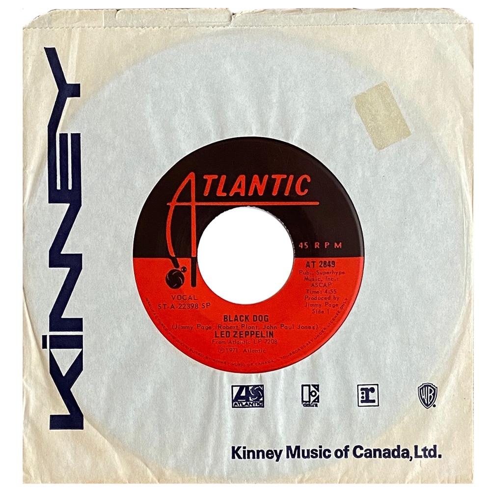 Single <br>Canada (AT-2849) <br>Black Dog / Misty Mountain Hop (#1)