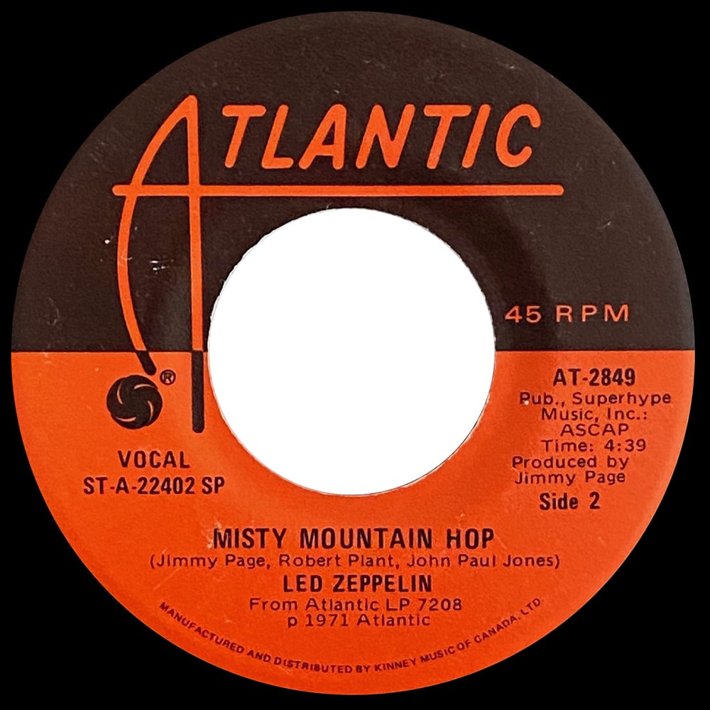 Single <br>Canada (AT-2849) <br>Black Dog / Misty Mountain Hop (#2) - Image 3
