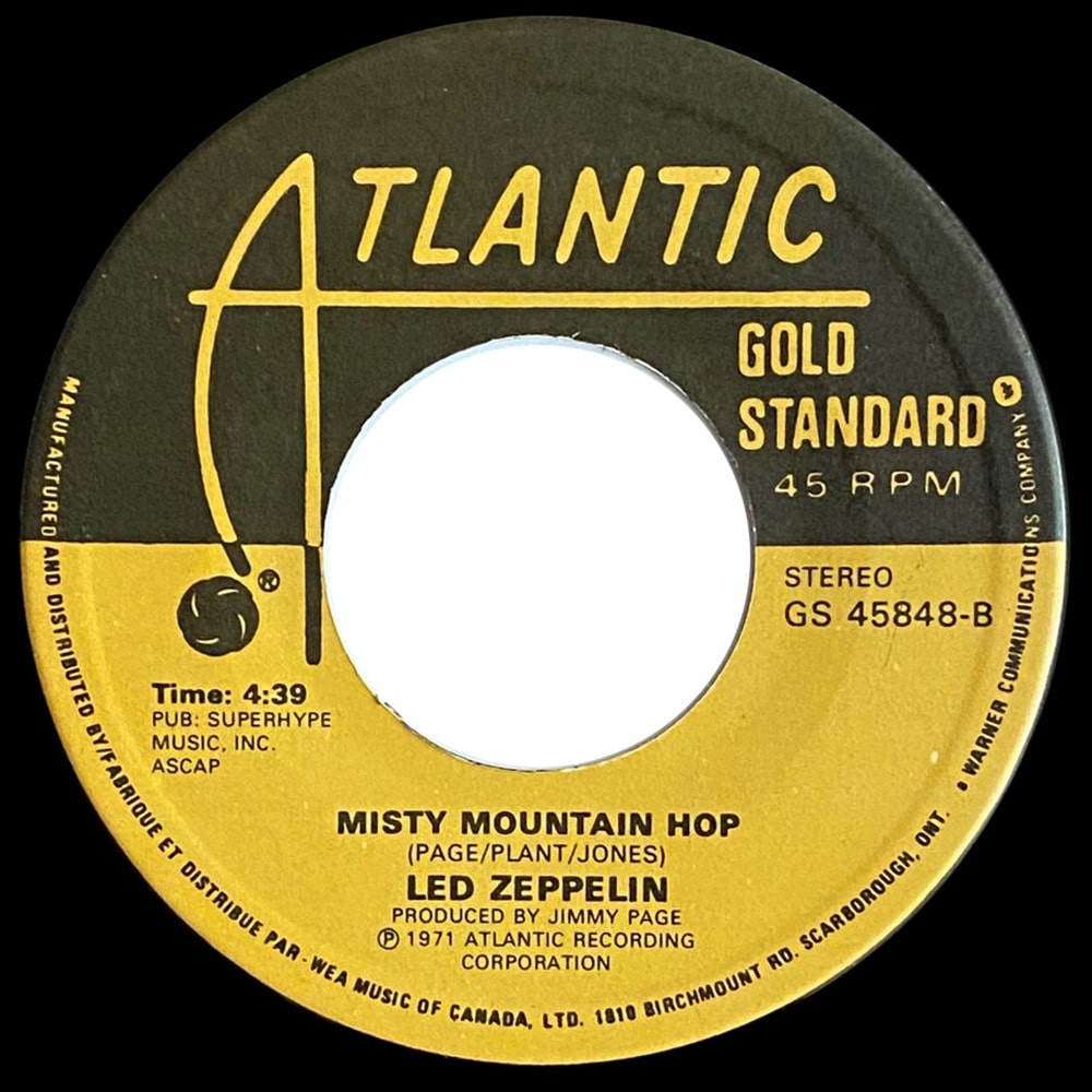 Single <br>Canada (GS 45848) <br>Black Dog / Misty Mountain Hop (#1) - Image 3