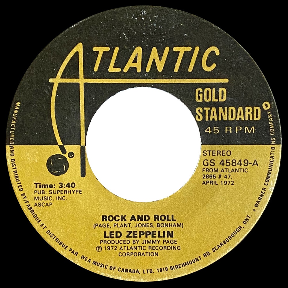Single <br>Canada (GS 45849) <br>Rock and Roll / Four Sticks (#2) - Image 3
