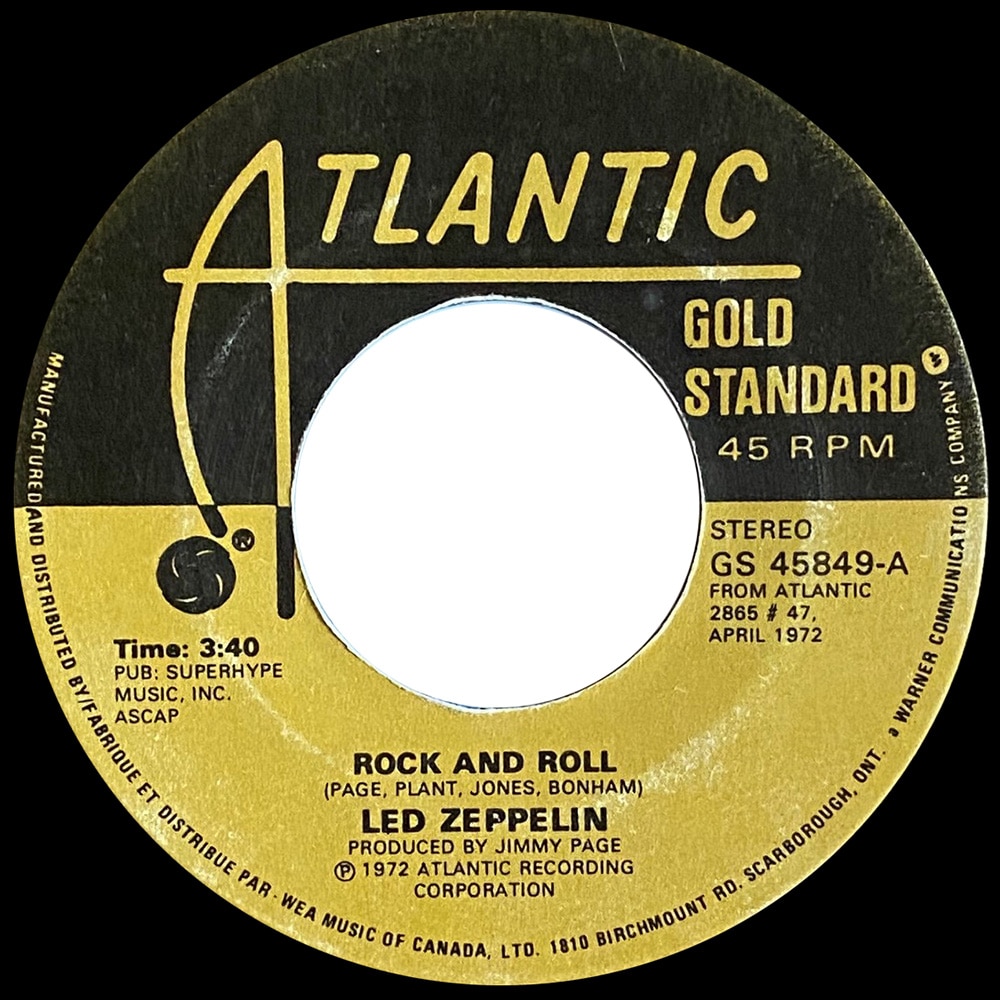 Single <br>Canada (GS 45849) <br>Rock and Roll / Four Sticks (#2) - Image 2