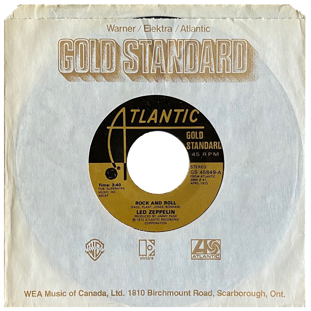 Single <br>Canada (GS 45849) <br>Rock and Roll / Four Sticks (#2)
