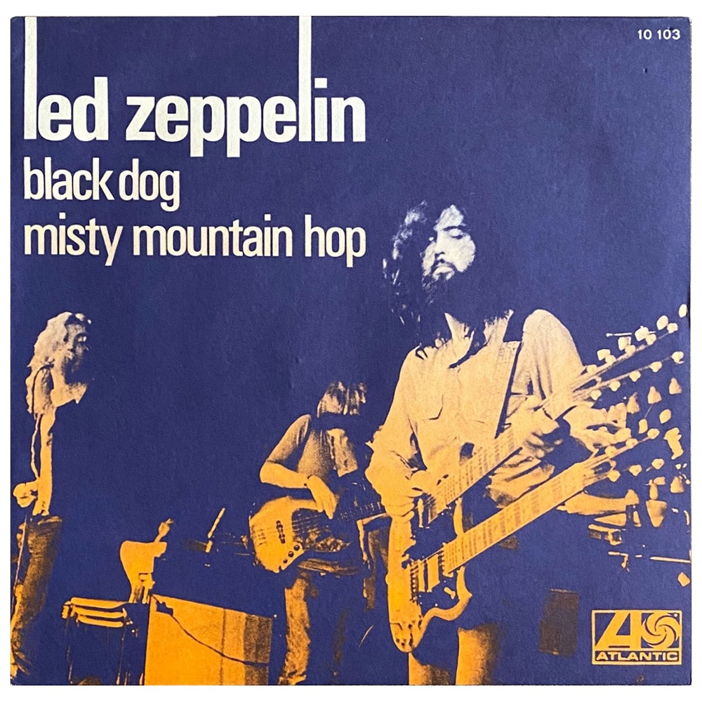 Single <br>France (10103) <br>Black Dog / Misty Mountain Hop (#4)