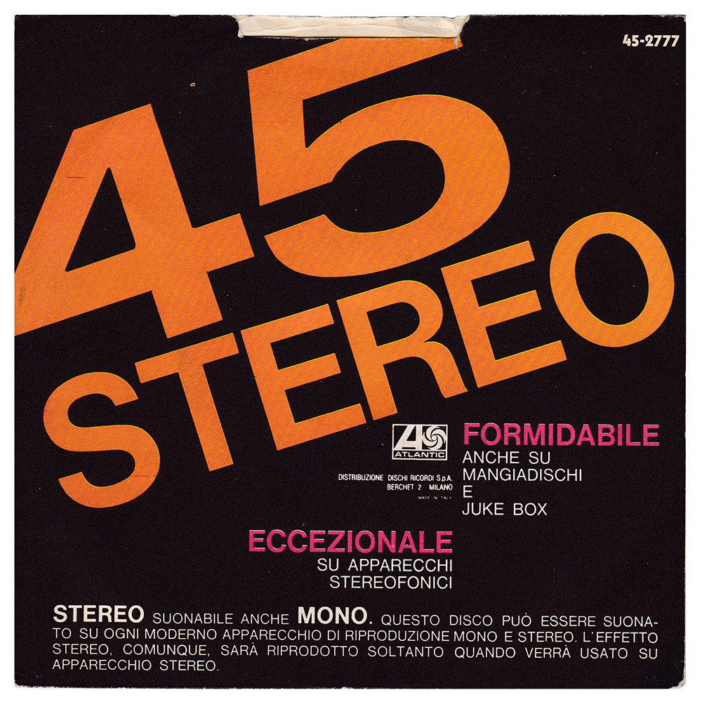 Single <br>Italy (45-2777) <br>Immigrant Song / Hey, Hey What Can I Do (#2) - Image 2