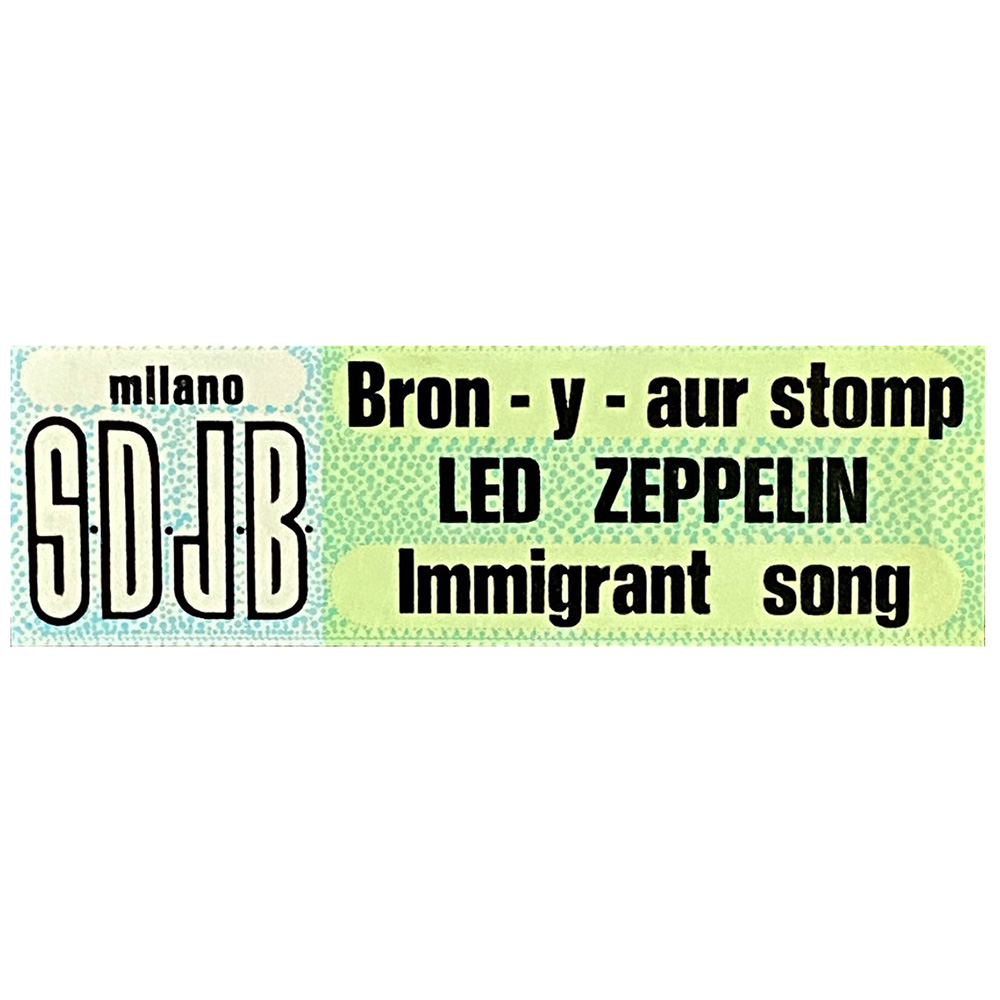Single <br>Italy (RJB JB 98018) <br>Bron-y-Aur Stomp / Immigrant Song (Promo) - Image 4