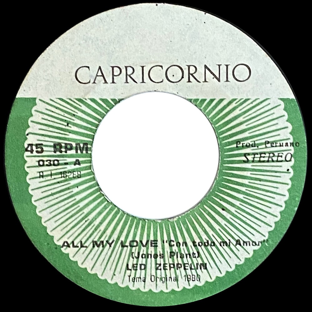 Single <br>Peru (030) <br>All My Love / Rise (Promo #1) - Image 3