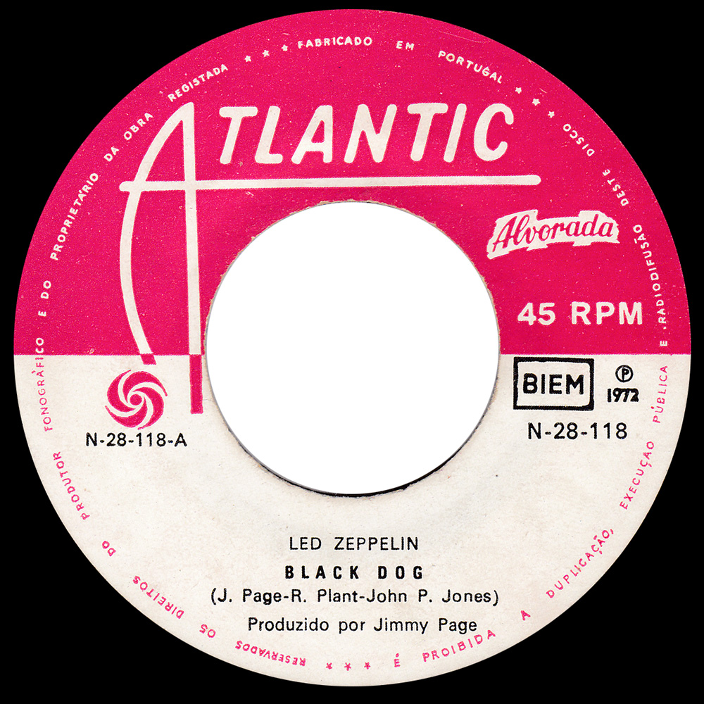 Single <br>Portugal (N-28-118) <br>Black Dog / Misty Mountain Hop (#7) - Image 3