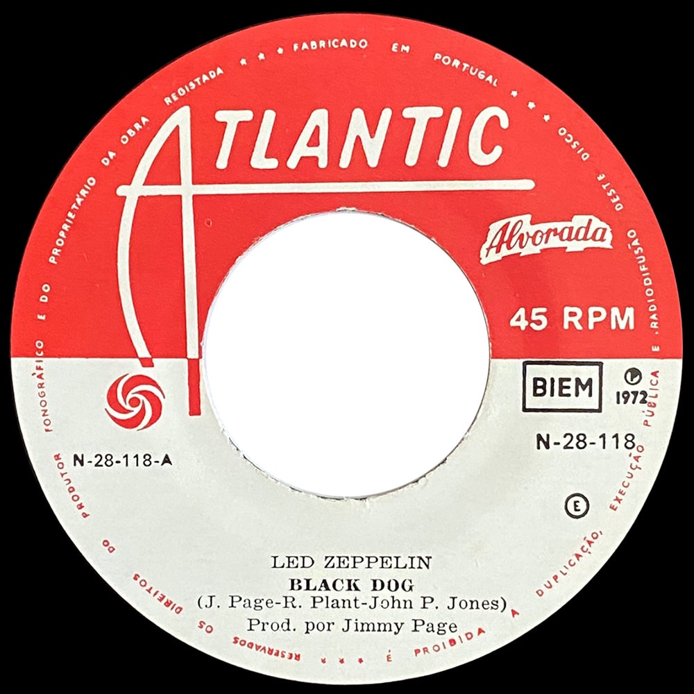 Single <br>Portugal (N-28-118) <br>Black Dog / Misty Mountain Hop (#1) - Image 3