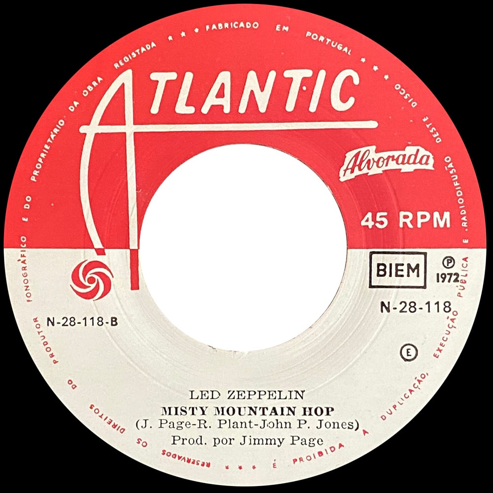 Single <br>Portugal (N-28-118) <br>Black Dog / Misty Mountain Hop (#1) - Image 4