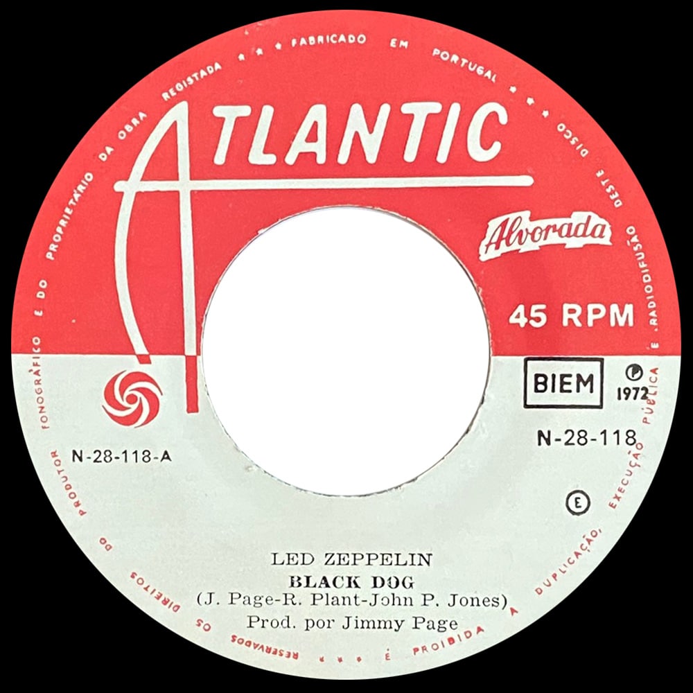 Single <br>Portugal (N-28-118) <br>Black Dog / Misty Mountain Hop (#2) - Image 3