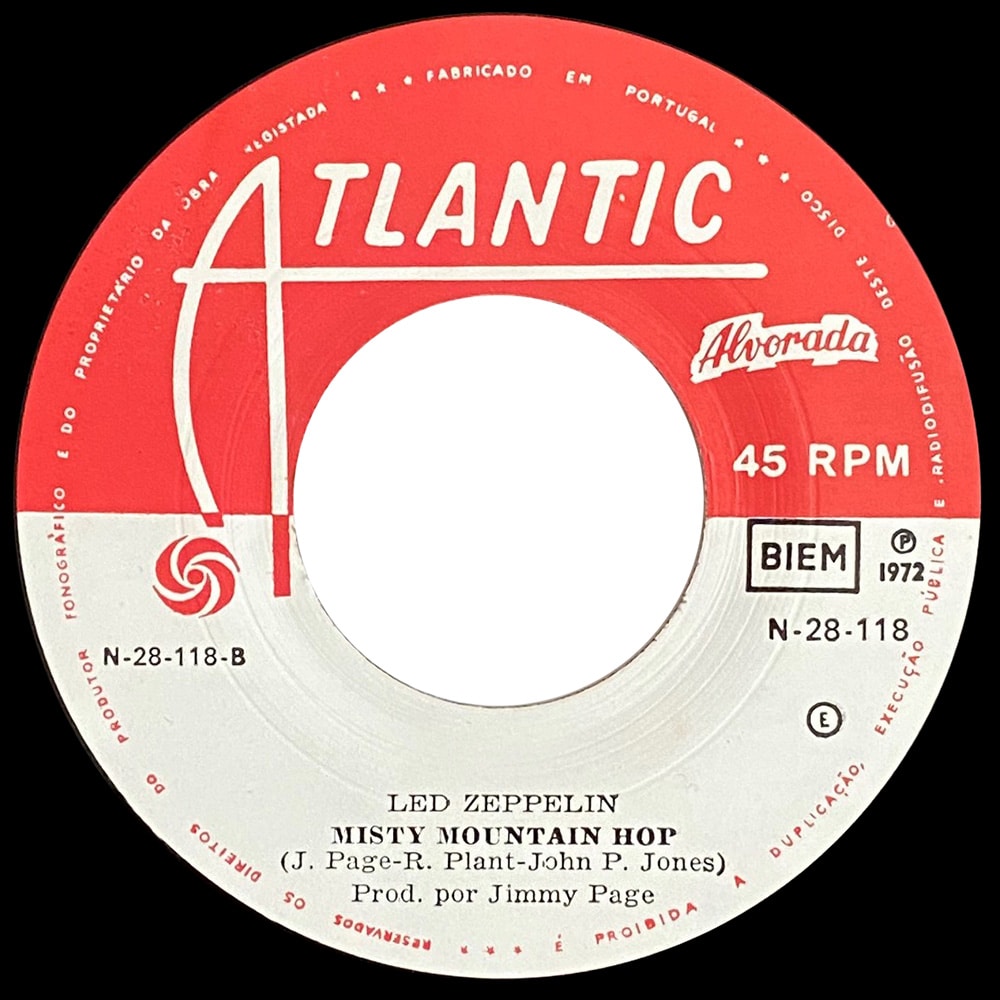 Single <br>Portugal (N-28-118) <br>Black Dog / Misty Mountain Hop (#2) - Image 4