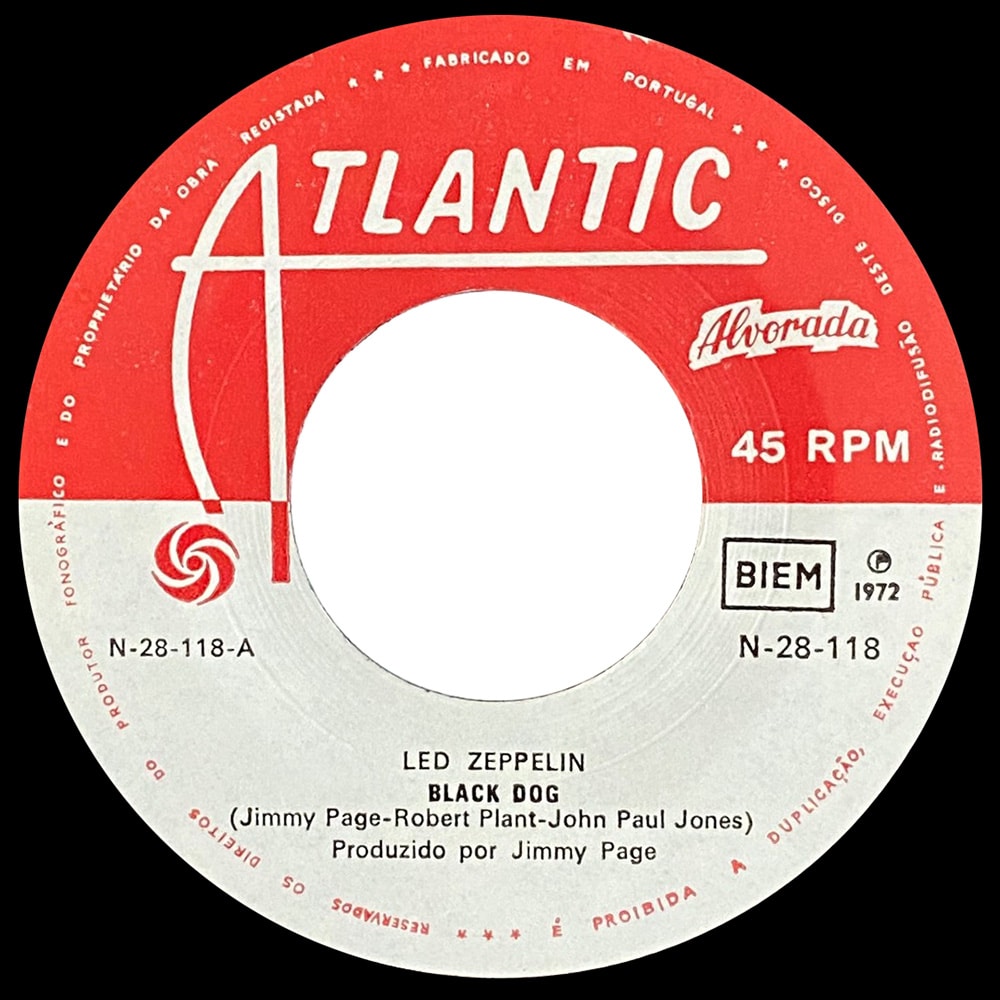 Single <br>Portugal (N-28-118) <br>Black Dog / Misty Mountain Hop (#3) - Image 3