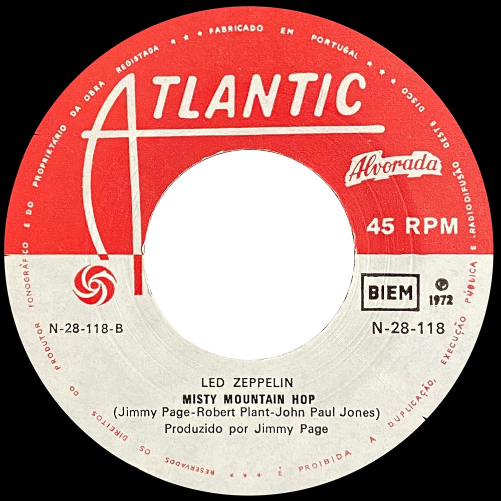 Single <br>Portugal (N-28-118) <br>Black Dog / Misty Mountain Hop (#3) - Image 4