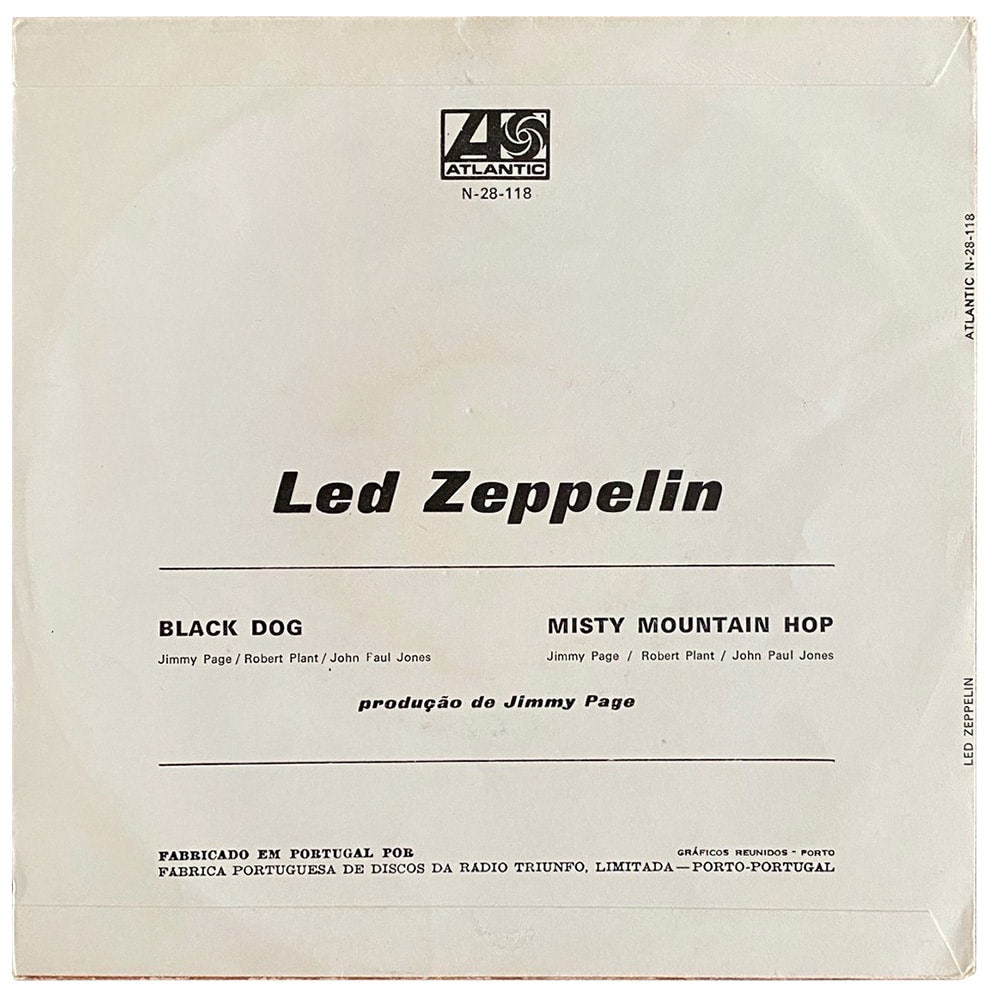 Single <br>Portugal (N-28-118) <br>Black Dog / Misty Mountain Hop (#6) - Image 2