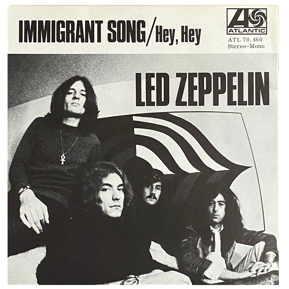 Single <br>Sweden (ATL 70.460) <br>Immigrant Song / Hey, Hey, What Can I Do (#1) - Image 2
