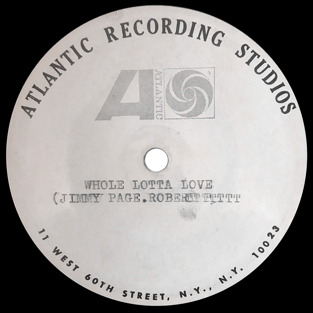 Single <br>USA (45-2690) <br>Whole Lotta Love (Acetate #4)