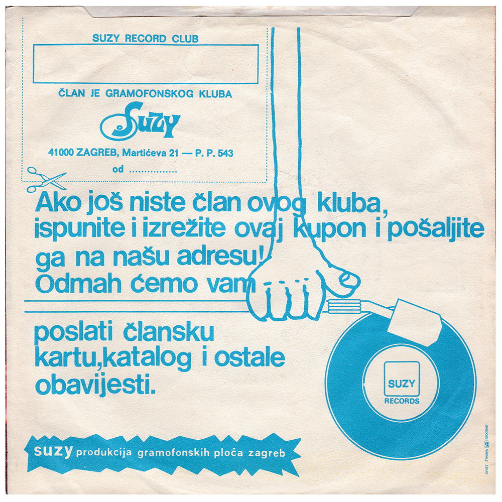 Single <br>Yugoslavia (ATL26077) <br>D'yer Mak'er / The Crunge (promo) - Image 2
