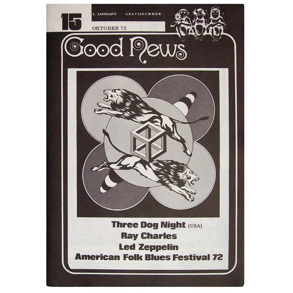 Concert Rarity <br>1972.10 <br>Montreux, Free Monthly Magazine