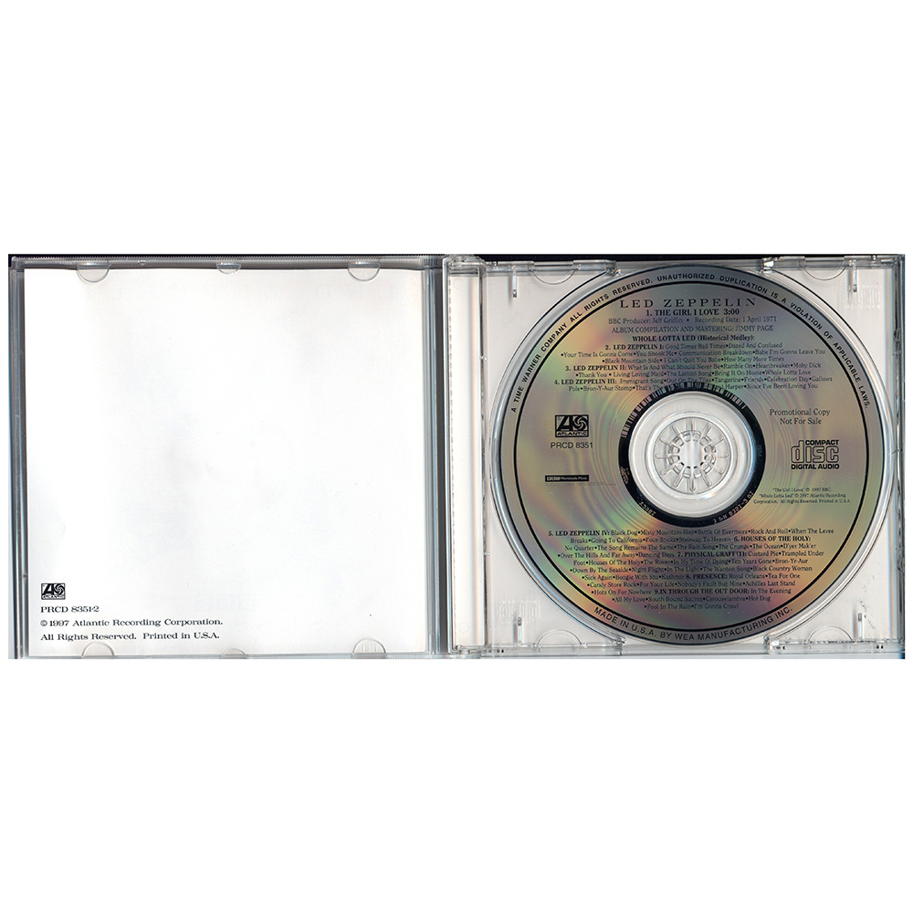 BBC Sessions <br>CD, The Girl I Love/Whole Lotta Led (USA) - Image 3