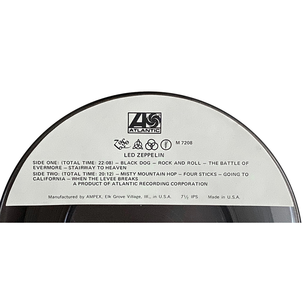 Reel-to-Reel <br>Led Zeppelin IV <br>M7209 (USA) - Image 4