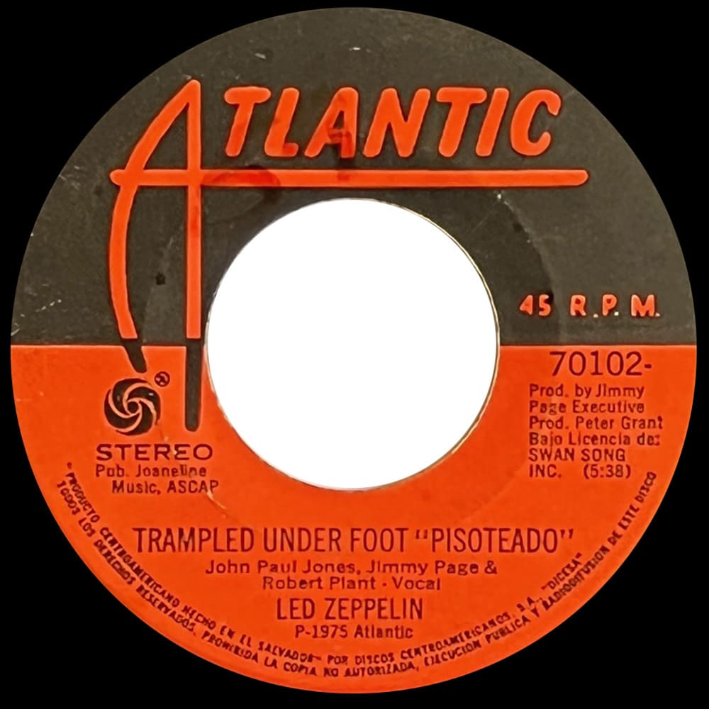 Single <br>El Salvador (70102) <br>Trampled Under Foot / Black Country Woman (#3)