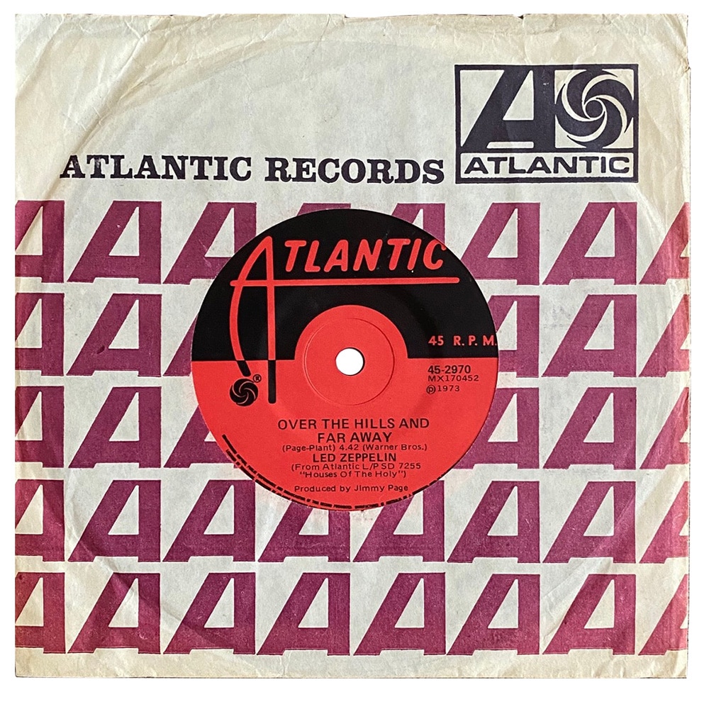 Single <br>Australia (45-2970) <br>Over The Hills and Far Away / Dancing Days