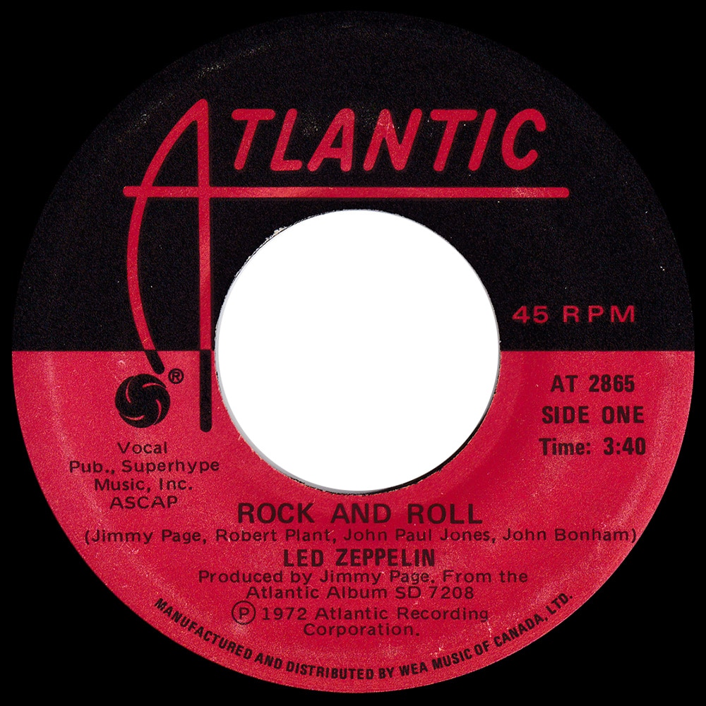 Single <br>Canada (AT 2865) <br>Rock and Roll / Four Sticks (#2)