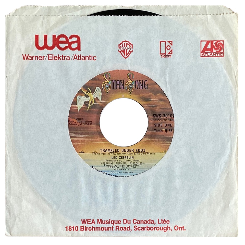 Single <br>Canada (SWS 70102) <br>Trampled Under Foot / Black Country Woman