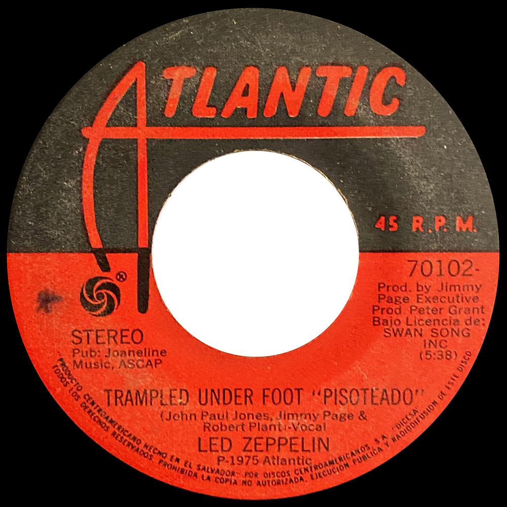 Single <br>El Salvador (70102) <br>Trampled Under Foot / Black Country Woman (#1)