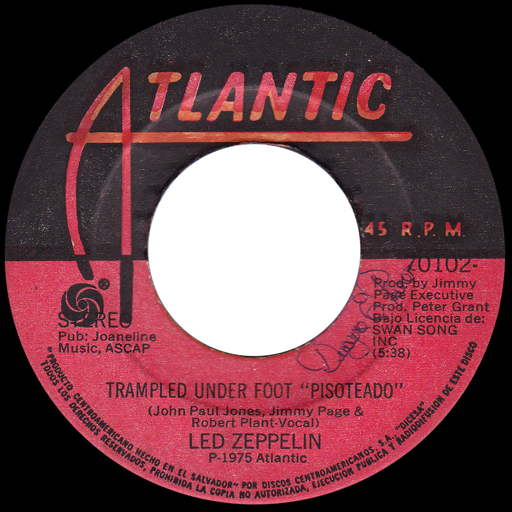 Single <br>El Salvador (70102) <br>Trampled Under Foot / Black Country Woman (#2)