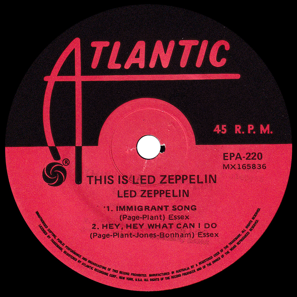 Single <br>Australia (EPA-220) <br>This is Led Zeppelin (#3) - Image 4