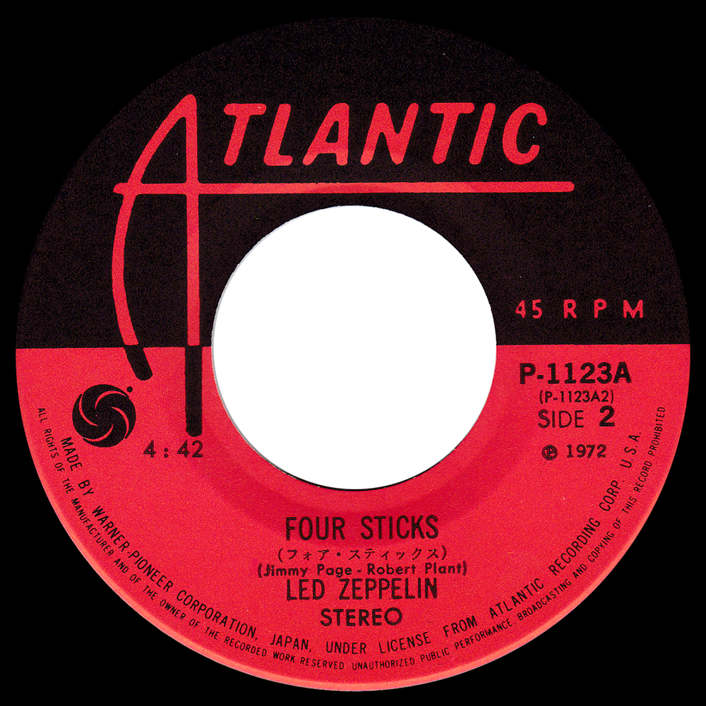 Single <br>Japan (P-1123A) <br>Rock and Roll / Four Sticks (#1) - Image 4