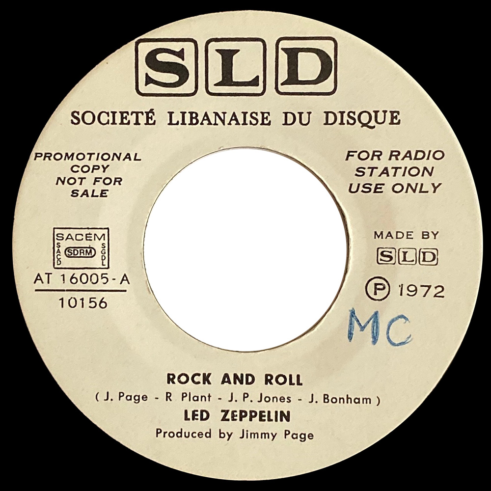 Single <br>Lebanon (AT 16005) <br>Rock and Roll / Four Sticks (Promo) - Image 2