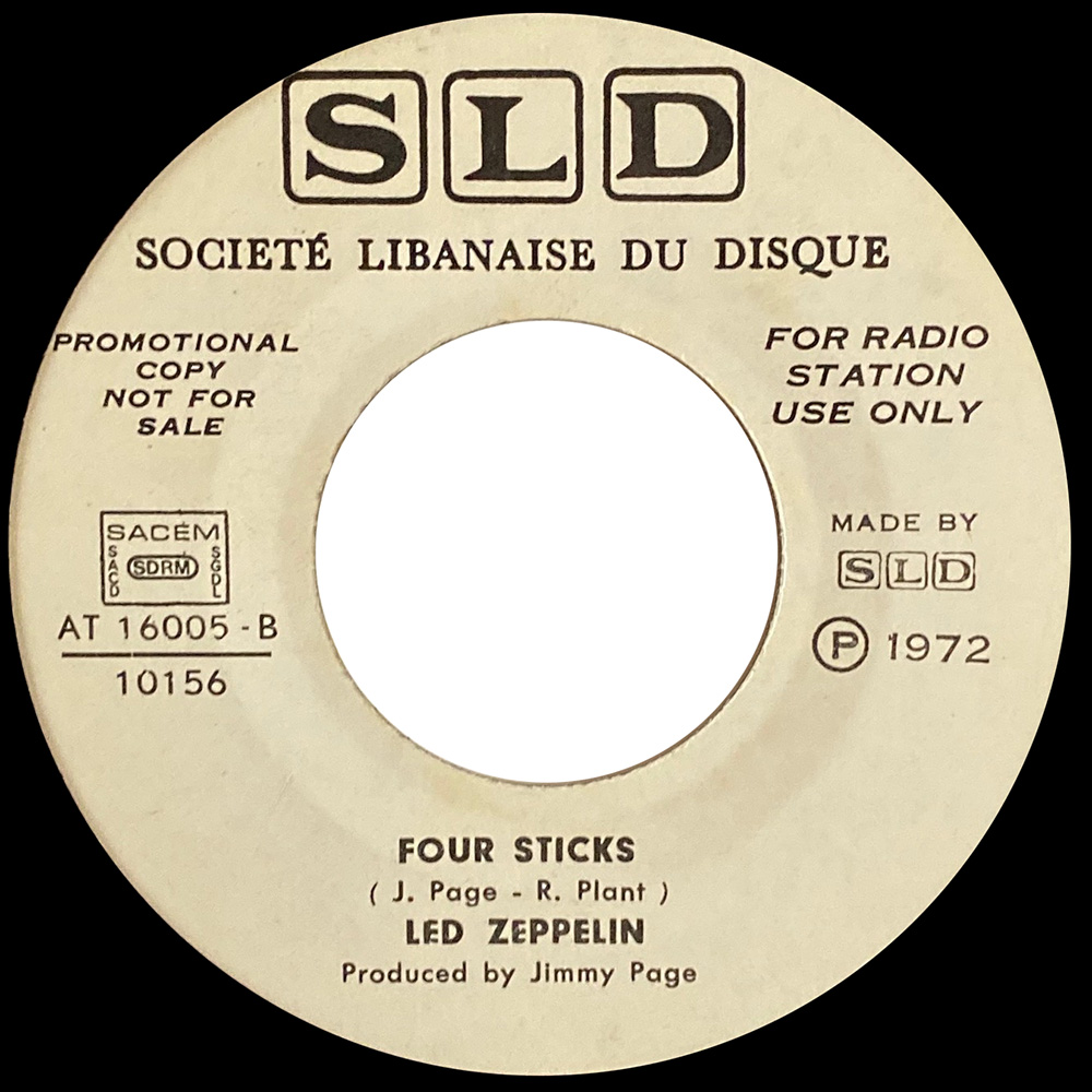 Single <br>Lebanon (AT 16005) <br>Rock and Roll / Four Sticks (Promo) - Image 3