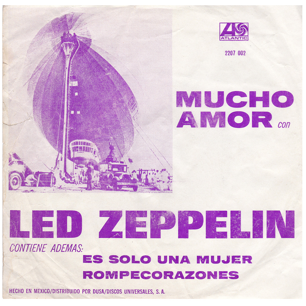 Single <br>Mexico (2207 002) <br>Whole Lotta Love / Living Loving Maid / Heartbreaker (Promo #2) - Image 2