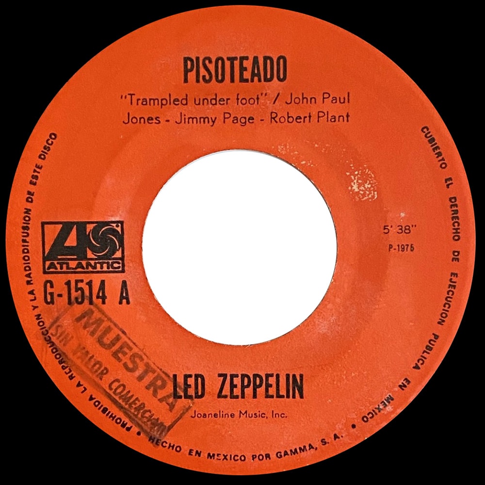 Single <br>Mexico (G-1514) <br>Trampled Under Foot / Black Country Woman (Promo #1) - Image 2