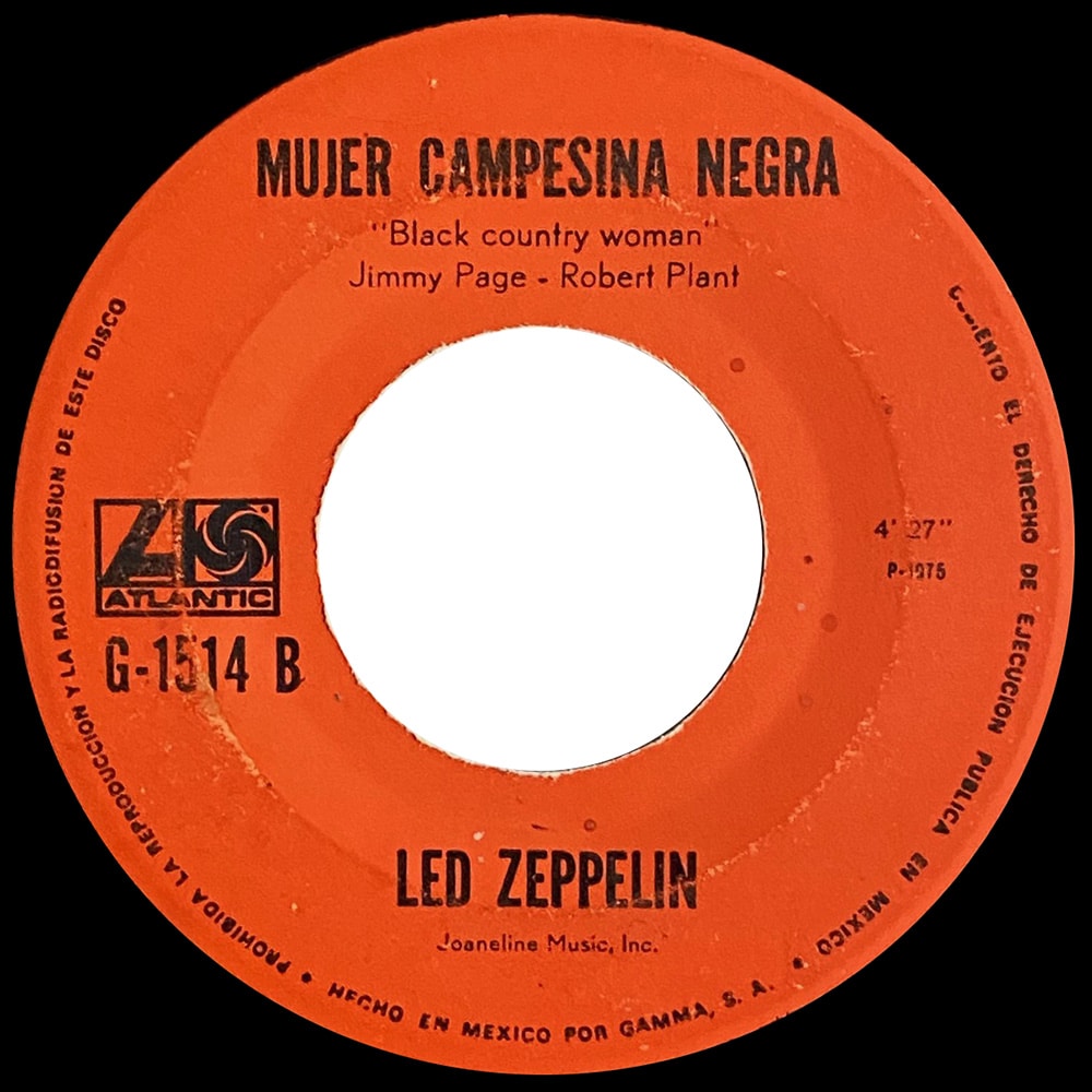 Single <br>Mexico (G-1514) <br>Trampled Under Foot / Black Country Woman (Promo #3) - Image 4