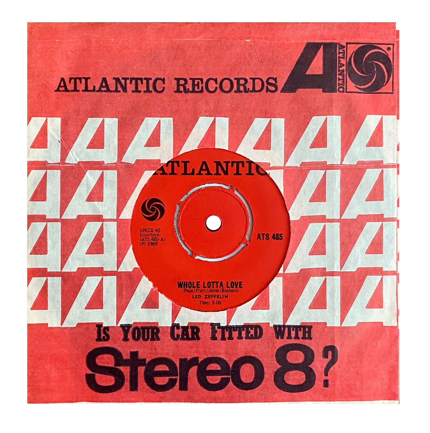 Single <br>South Africa (ATS 485) <br>Whole Lotta Love / Living Loving Maid (#1)